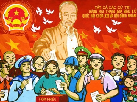 Tài liệu tuyên truyền về 75 năm Ngày Tổng tuyển cử đầu tiên bầu Quốc hội Việt Nam